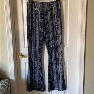 Blue Print Pants